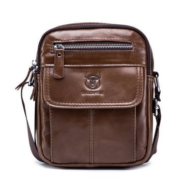 Men’s Crossbody Leather Shoulder Messenger Bag