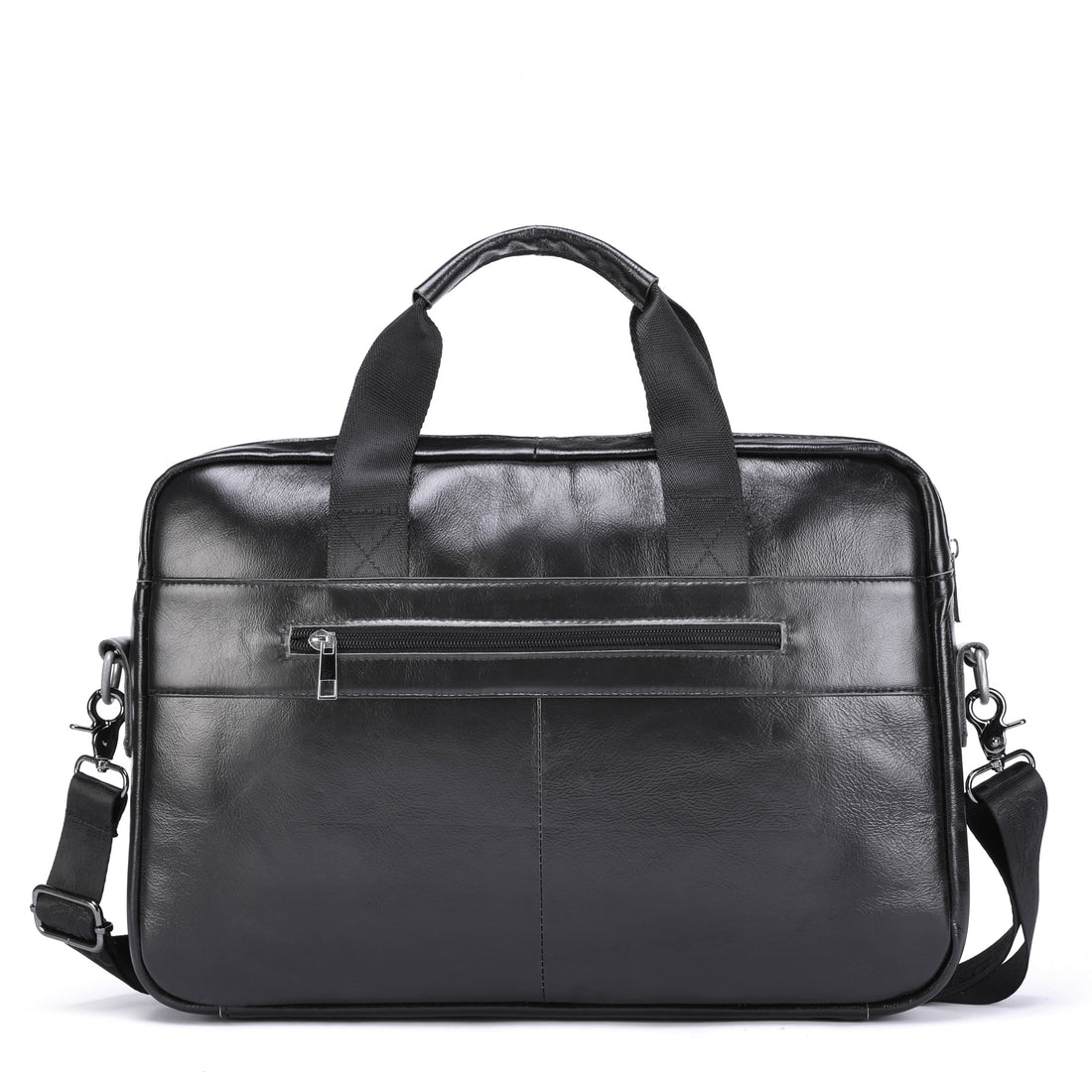 Leather Week 16" Men’s Leather Briefcase Laptop Bag