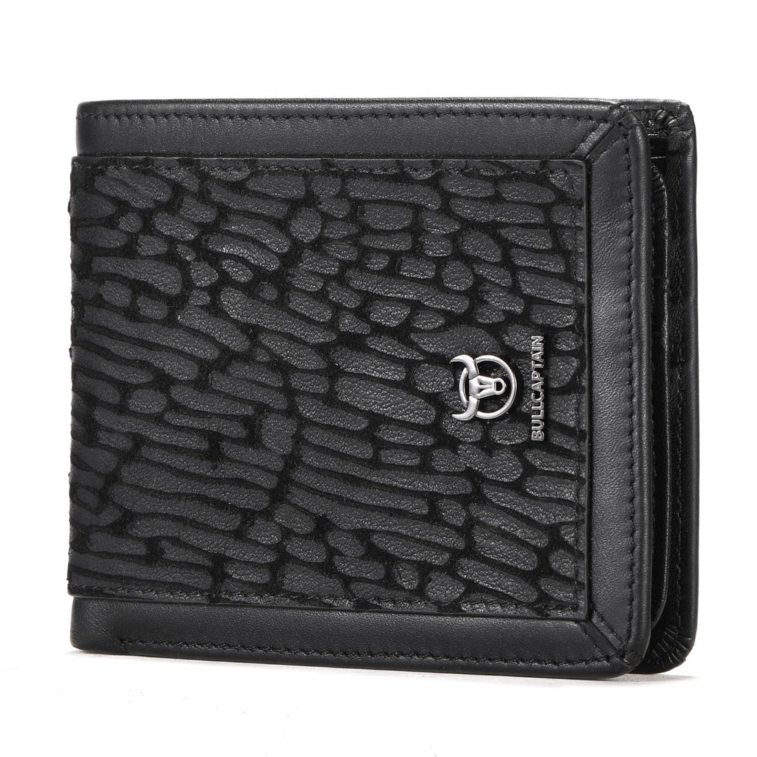 Leopard Print RFID-Blocking Leather Wallet