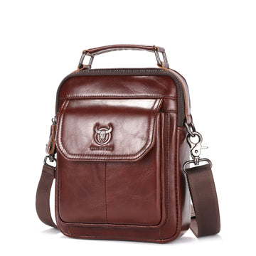 Men’s Leather Crossbody Bag for 7.9-inch Tablet