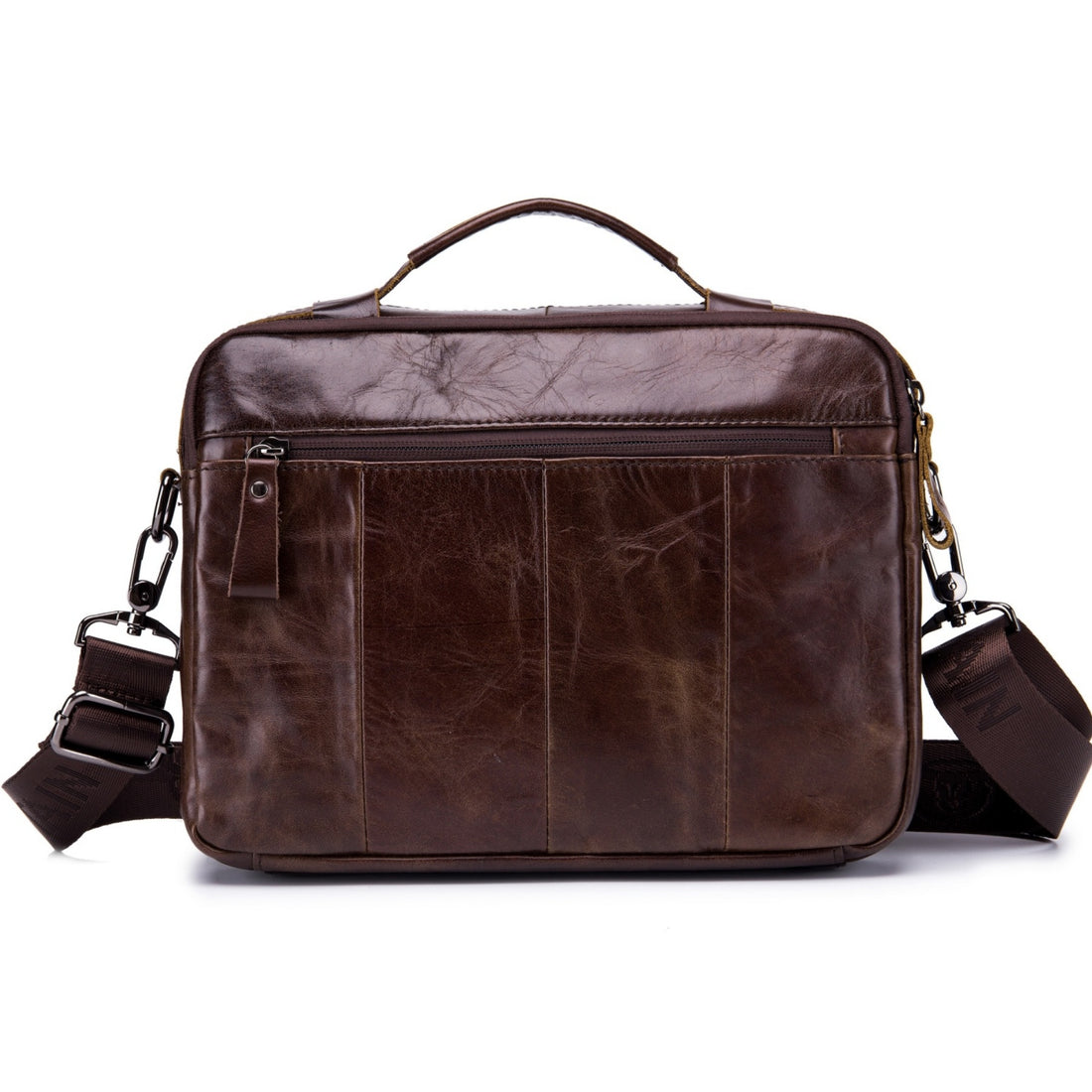 Men’s Genuine Leather Shoulder Chest Bag