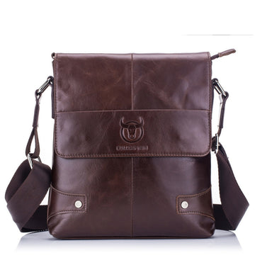 Men's Top Grain Leather Crossbody Bag