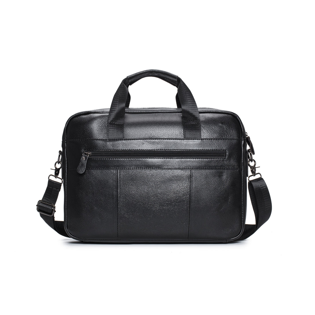 Men’s Leather Briefcase 15.6" Laptop Shoulder Bag